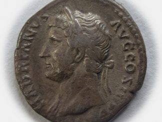 Roman Imperial, Hadrian, Silver Denarius, 128-130 AD - 'FORTUNAE REDVCI'
