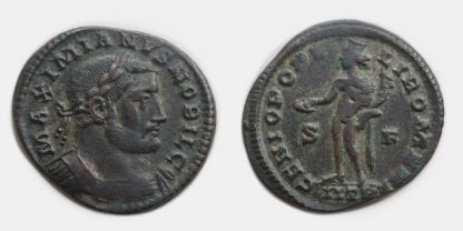 Roman Imperial, Galerius as Caesar, Nummus, AD 302-303 - Image 3