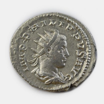 Roman Imperial, Philip II, Silver Antoninianus, Liberalitas - AD 247-249