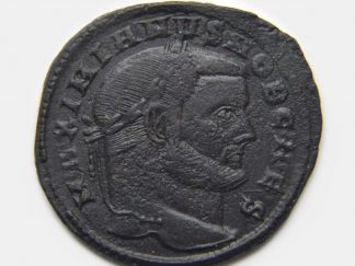 Roman Imperial, Galerius as Caesar, Nummus, Rome AD 300-301