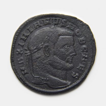 Roman Imperial, Galerius as Caesar, Nummus, Rome AD 300-301
