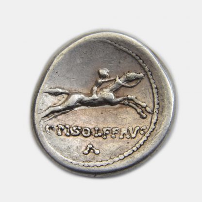 Roman Republic, C. Calpurnius Piso L.F. Frugi, Silver Denarius, 67 BC - Image 2