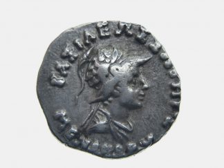 Indo-Greek Kingdom, Menander I 'Soter' Silver Drachm - c.155-130 BC