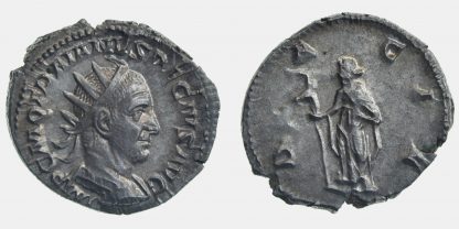 Roman Imperial, Trajan Decius, Silver Antoninianus - Dacia, AD 249-251 - Image 3