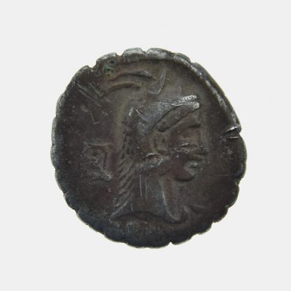 Helmingham Hoard - Roman Republic, L. Roscius Fabatus, Denarius Serratus