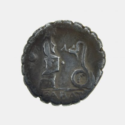 Helmingham Hoard - Roman Republic, L. Roscius Fabatus, Denarius Serratus - Image 2
