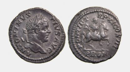 Roman Imperial, Caracalla, Silver Denarius, AD 208 - Image 3
