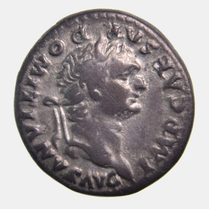 Roman Imperial, Domitian, Silver Denarius, AD 81