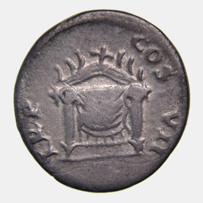 Roman Imperial, Domitian, Silver Denarius, AD 81 - Image 2