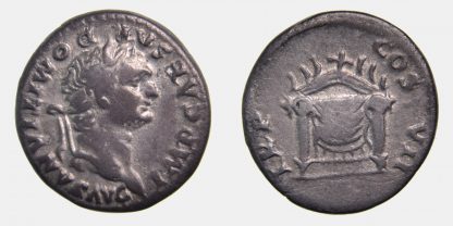 Roman Imperial, Domitian, Silver Denarius, AD 81 - Image 3